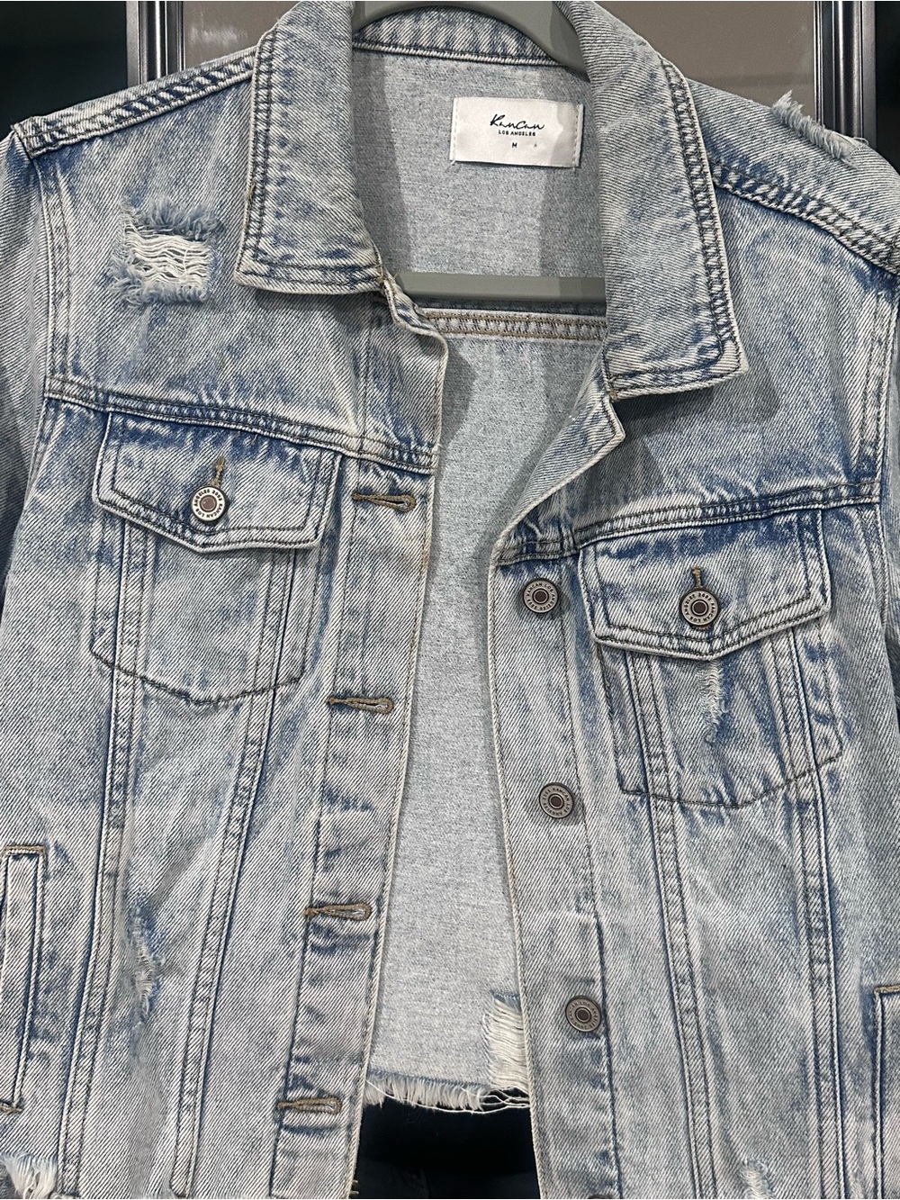 KanCan Light Wash Denim Jacket